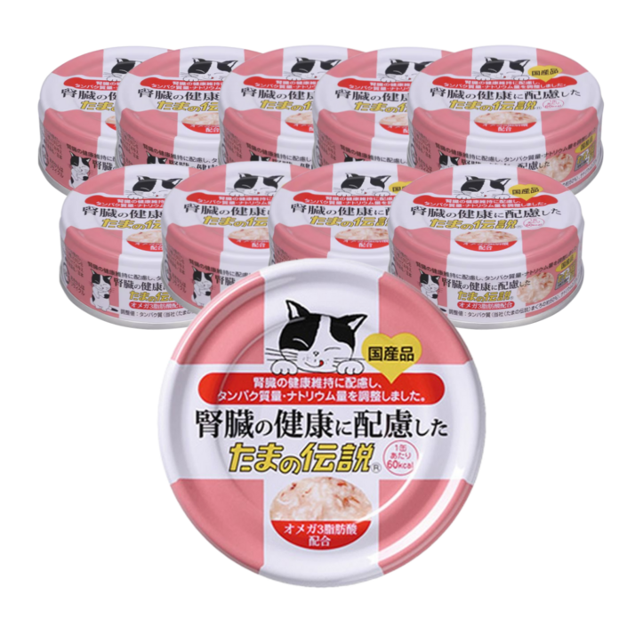 타마의전설 고양이 간식캔, 10개, 70g, 신장건강