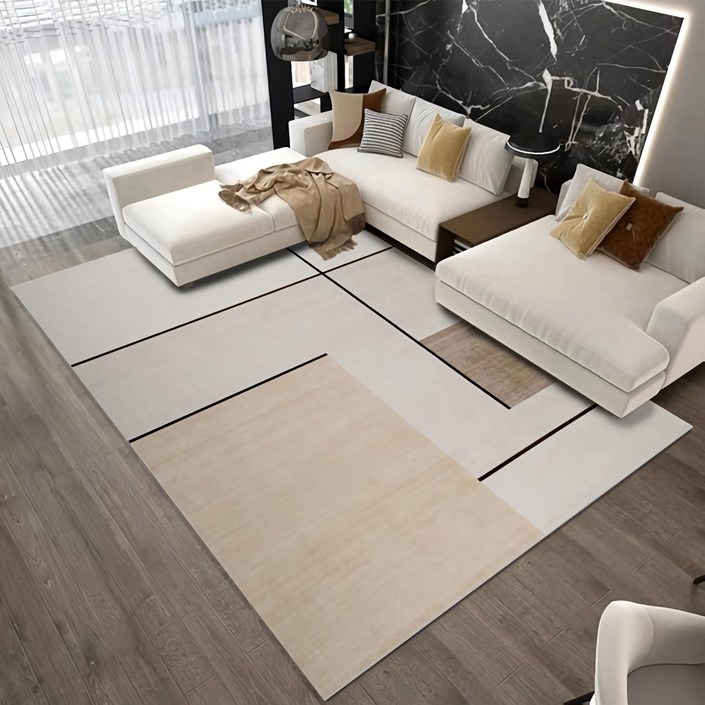 BRINCH 패턴 극세사 먼지없는 논슬립 카페트 BR93