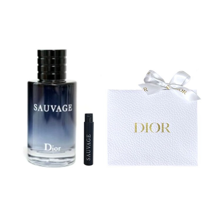 디올 소바쥬 오 드 뚜왈렛 30ml 1ml 백화점정품, 쇼핑백