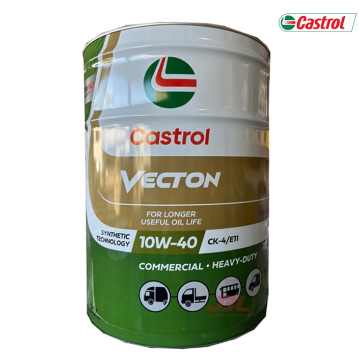 캐스트롤 VECTON 벡톤 백톤 10W40 20L CK4, E9 고성능 합성 엔진오일, 1개, 20L