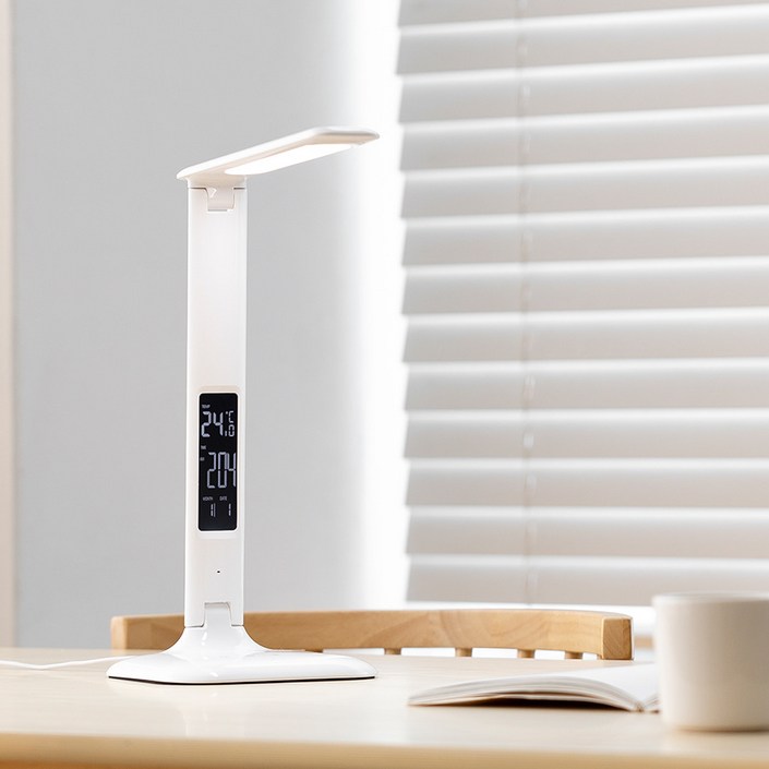 프리즘 LED 스탠드 CLAIR PL-550 (면광원) 블랙 화이트 크레모아 탁상용 스탠드 접이식 거실스탠드