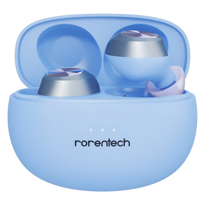 로랜텍 커널형 버즈 무선 블루투스이어폰, RSMR510, 블루