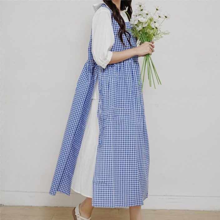 파키즈 원피스 어린이집 주방 카페 앞치마