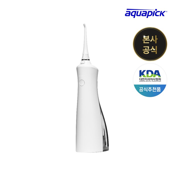아쿠아픽 코드리스 구강세정기, 화이트, AQ230