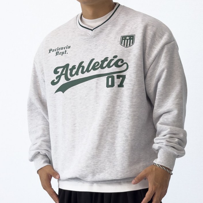 PACIENCIA 스포츠클럽 오버핏 맨투맨