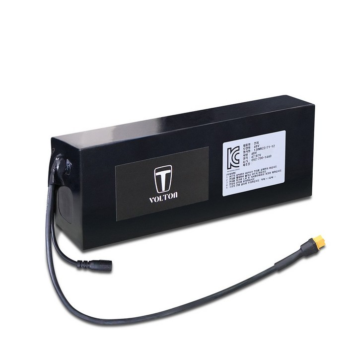 48V(10~60Ah 용량선택가능)_전동킥보드, 전기자전거 배터리_KC인증 국산 리튬이온배터리_볼턴배터리, 1개