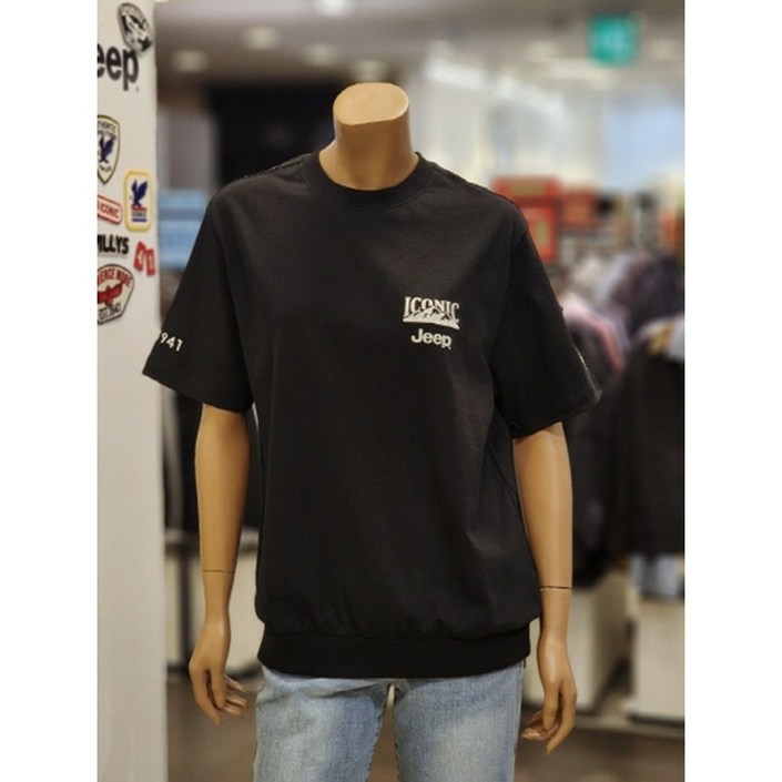 지프 Jeep 공용  ICONIC 산자수 반팔 맨투맨 중계점