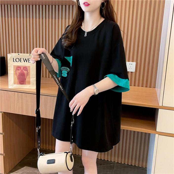 여성 오버핏 반팔티셔츠 박스 반팔티 T32