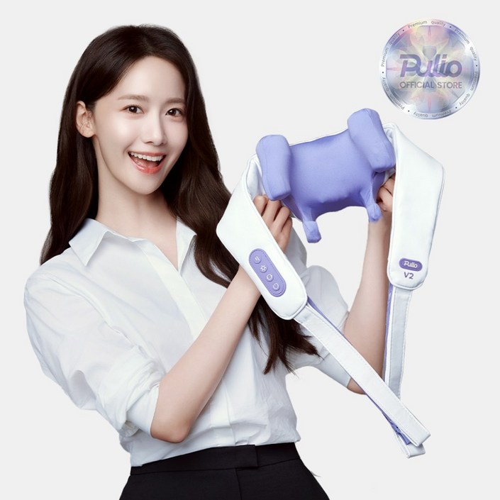 [풀리오 본사] 풀리오 목 어깨 마사지기 V2 / 온열 지압 무선 찜질 안마기