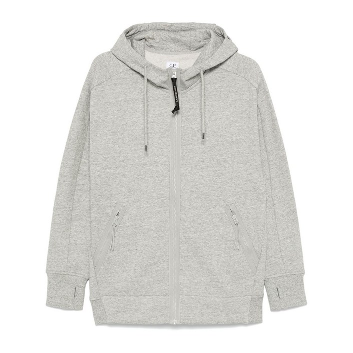 C.P.컴퍼니 고글 디테일 후드 집업