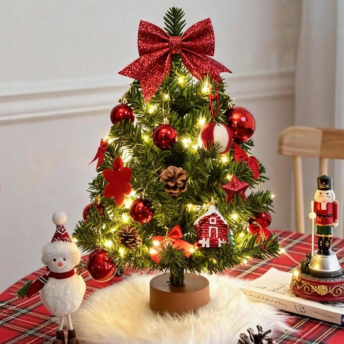 YGGDRAVA 크리스마스 미니트리 장식 풀세트