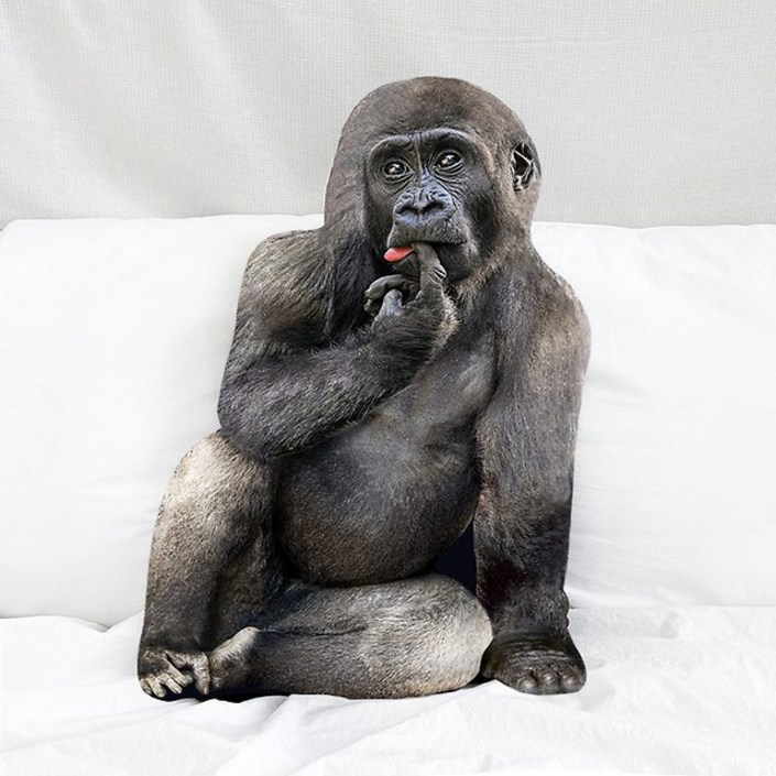 굴뚝강아지 큐티 고릴라 인형 쿠션