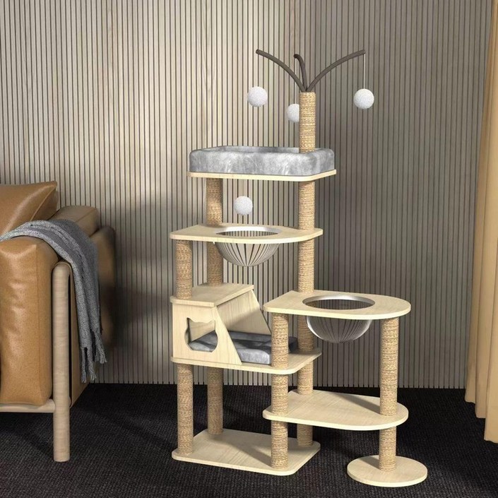 BPF캣타워 스크래쳐 캣폴 대형 대형 캡슐 소형 싱글