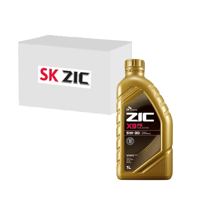 SK엔무브 지크 X9 FS 5W30 100 합성유 디젤용, 1L x 12개, 12개