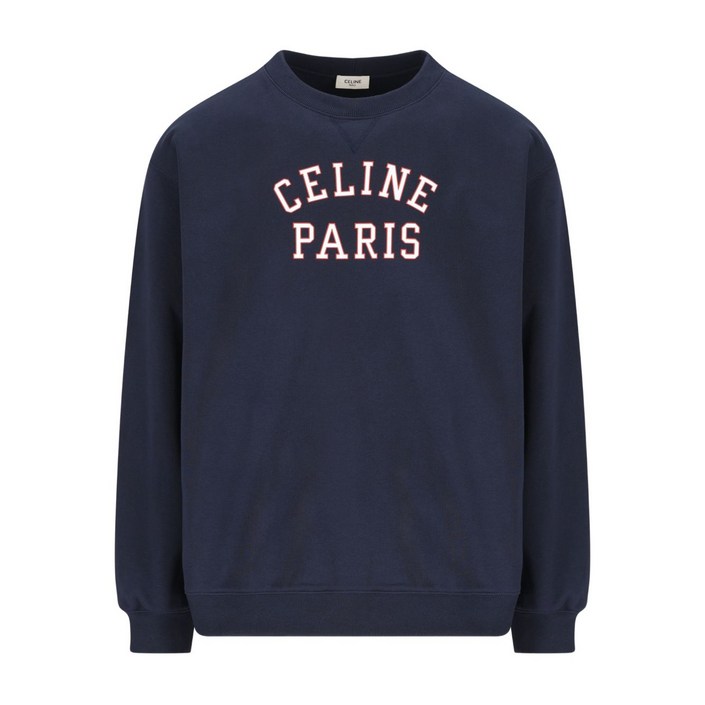 셀린느 텍스트 프린트 스웨터