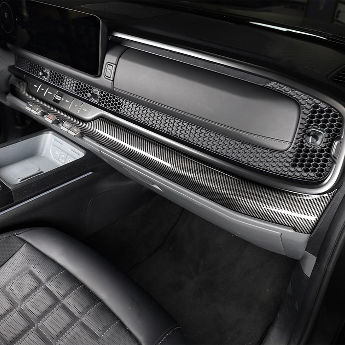 유투카 호환 타스만 튜닝 용품 대쉬보드 프레임 커버 우드 카본 몰딩