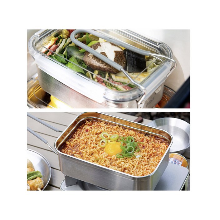 PicknGO 4BNK 스텐 캠핑반합 2.4L PG0006