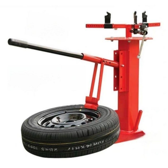 수동 타이어 탈착기 교체 오토바이 정비 바퀴 교환 공구 분해기 장비 휴대용 펑크수리