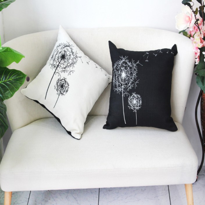 eden 인테리어 북유럽 사계절 쇼파쿠션 국내산솜포함 쿠션커버