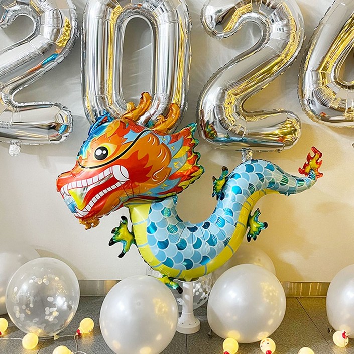 파티앤온 신년행사 2024 새해 장식 동물 대형 용 청룡 풍선 파티앤온 신년행사 2024 새해 장식 동물 대형 용 청룡 풍선