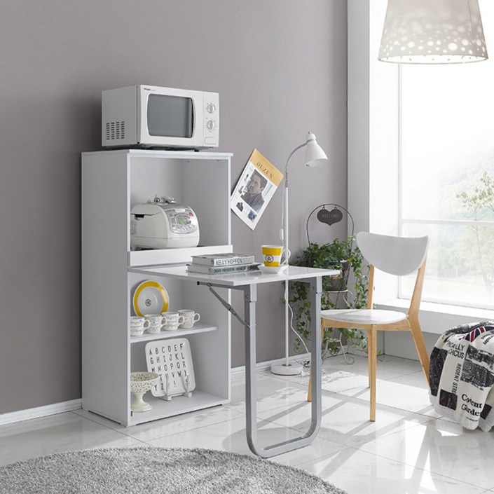 퍼스웰 루비 LPM코팅 1200접이식 식탁렌지대CW033, 화이트