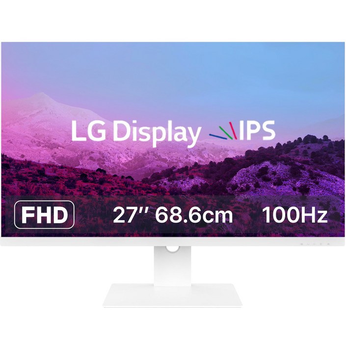클라인즈 제스타 LG IPS사용 27인치 모니터 100Hz C타입 Dex지원 화이트, KXM2700FH75 화이트, 69cm