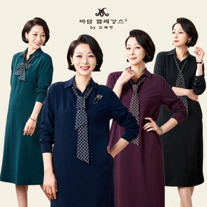 마담엘레강스 마담엘레강스 제니 타이 원피스