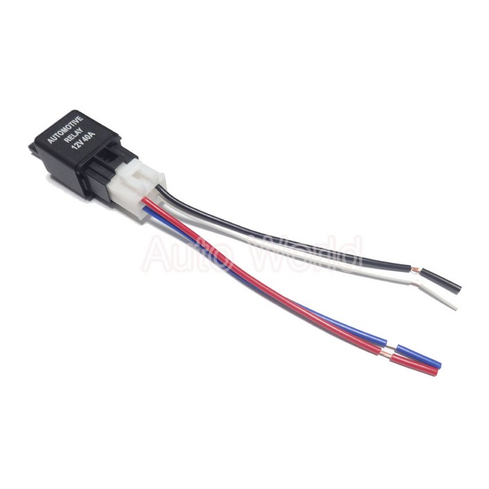 12v 슬림 4핀 slim 릴레이 소켓배선세트 40A 컨넥터 12v 슬림 4핀 slim 릴레이 소켓배선세트 40A 컨넥터