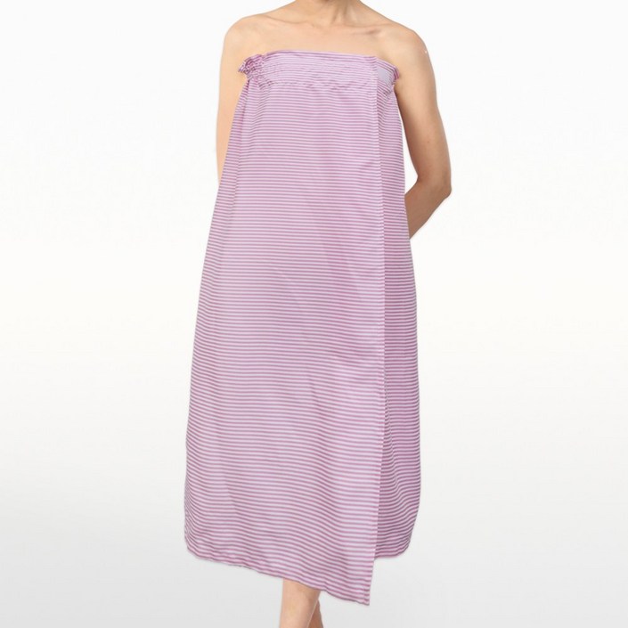 피부관리실 마사지샵 에스테틱 검진복 찍찍이 랩 마사지 가운 VSS50, AGVSS50 핑크줄, 1개