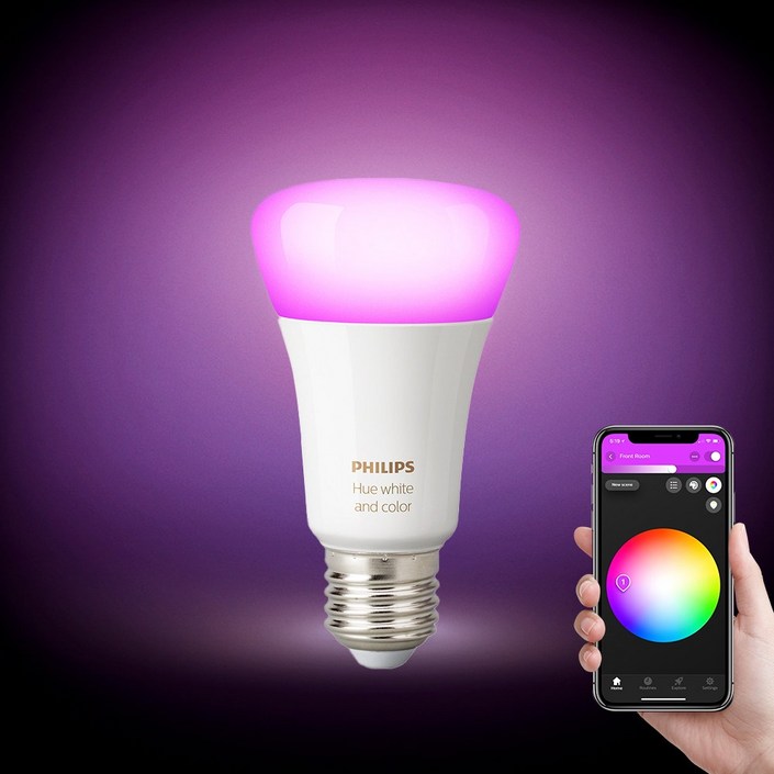 필립스 휴 4.0 화이트컬러 앰비언스 9W 스마트 전구