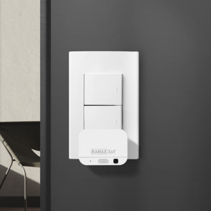 라맥스 미니 스위치 버튼 원격제어 IR리모컨 누워서불끄기 RSA021R, 1개