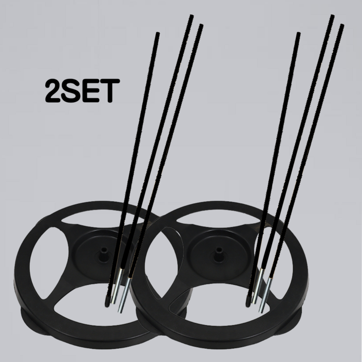 하하홈파티 풍선 기둥 십자받침폴대