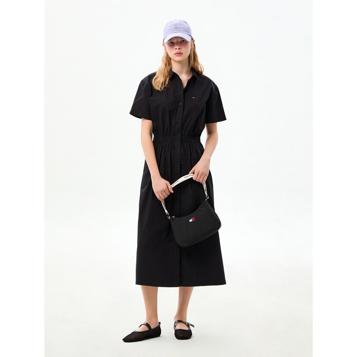 타미힐피거 포플린 셔츠 맥시 원피스 (T32G1WOP30TWT2BDS)