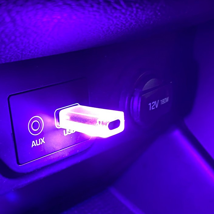 브릴리언트라이팅360 자동차 RGB USB 무드등 차량용 풋등 실내등 LED조명, BLT10 USB무드등 20221216