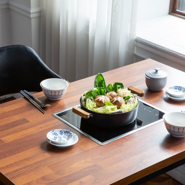 장인가구 로뎀 인덕션세트 2인용 식탁 테이블