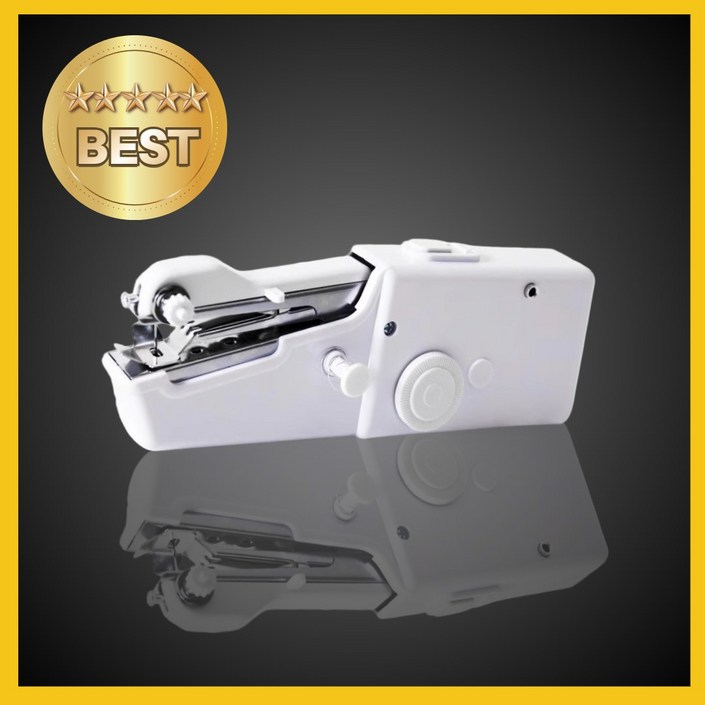 [쉬운 작동] 사비드 핸드 미니 미싱기 간편 수선, 단일상품 화이트