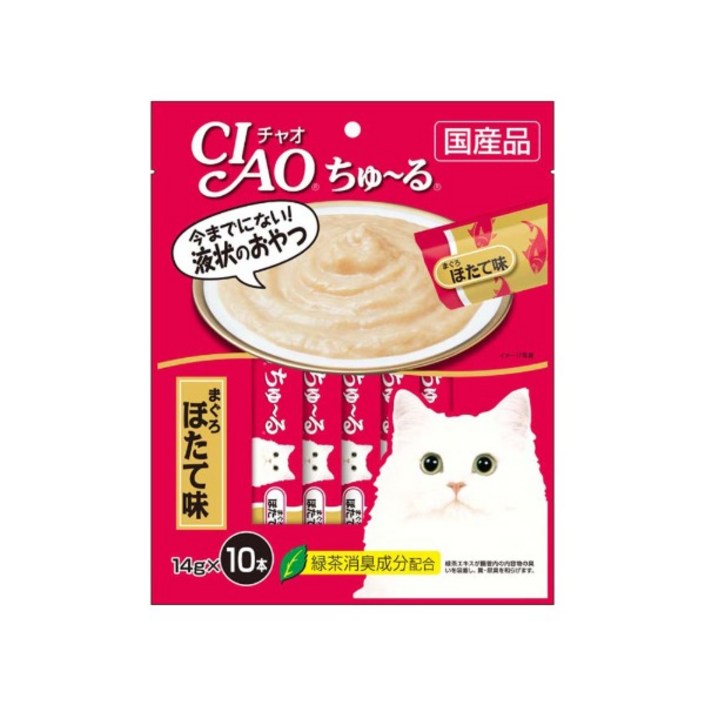 이나바 챠오츄르 참치조개살 14g 10P