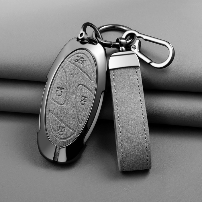 HAKO 플러그인 차 키케이스 키홀더 현대호환, H10, 그레이