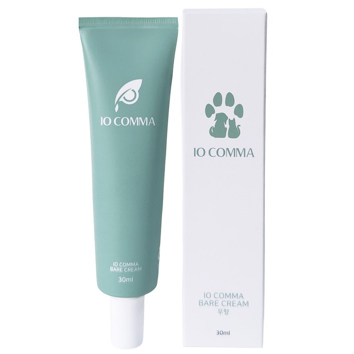 아이오콤마 강아지 보습제 코 발바닥 피부 PDRN 고보습 무향 크림, 1개, 30ml