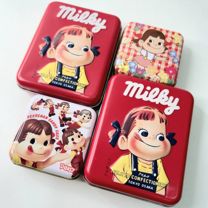 페코짱 고전 빈티지 레트로 틴케이스