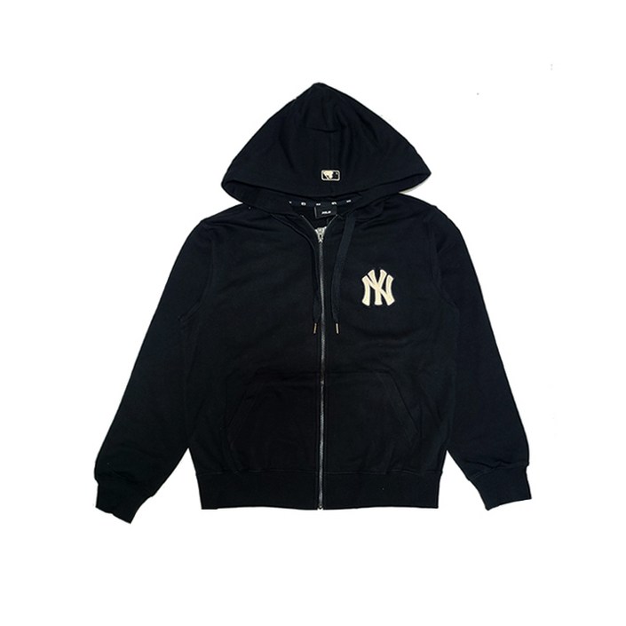 MLB 베이직 미디움로고 후드집업 3ATRB0124 블랙50BKS