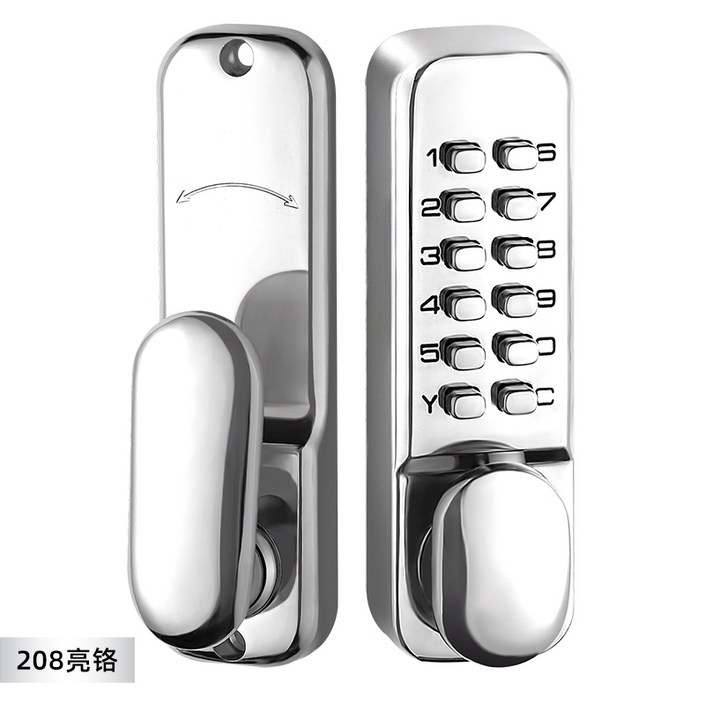 실외용 도어락 현관 방수 통용형 단면 번호키 기계식