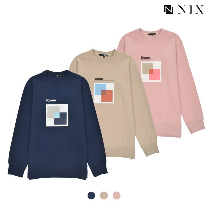 NIX유니모티브 맨투맨세미오버핏FNPSCTM772P NIX유니모티브 맨투맨세미오버핏FNPSCTM772P