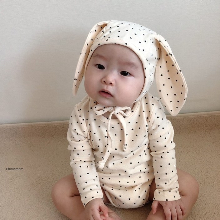 가을 베이비 토끼보넷슈트 보넷세트 돌전 돌후 신생아옷 둥이룩 출산선물