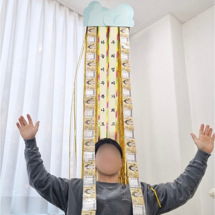 하두쪽 용돈벼락 환갑 칠순 팔 개업선물 용돈박스 이벤트, 1개, 하두쪽 엄마최고