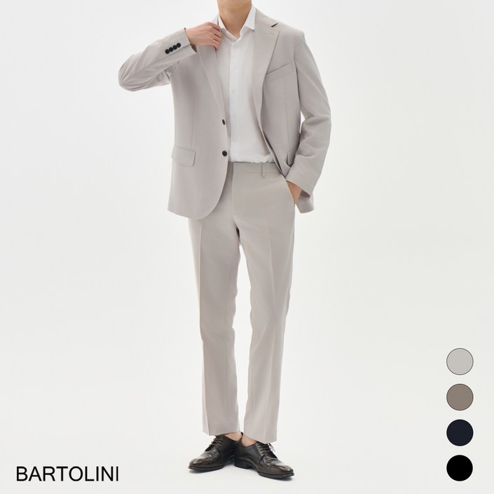 바톨리니 린넨 라이크 레귤러 셋업 수트 (4컬러 M~5XL)