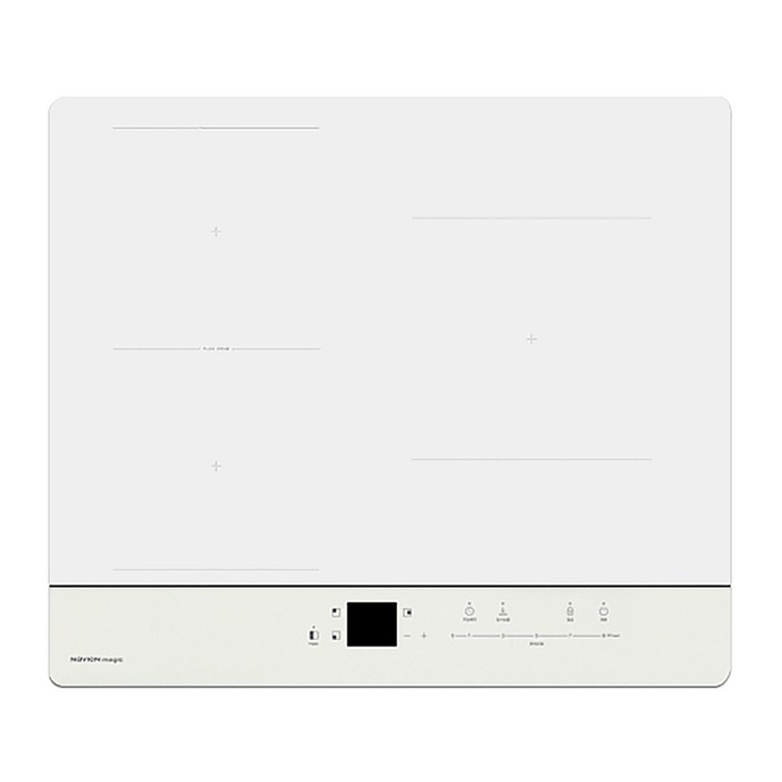 신제품특가전국설치가능 나비엔매직 ALL 화이트 인덕션 3구 Super 플렉스존 560X480
