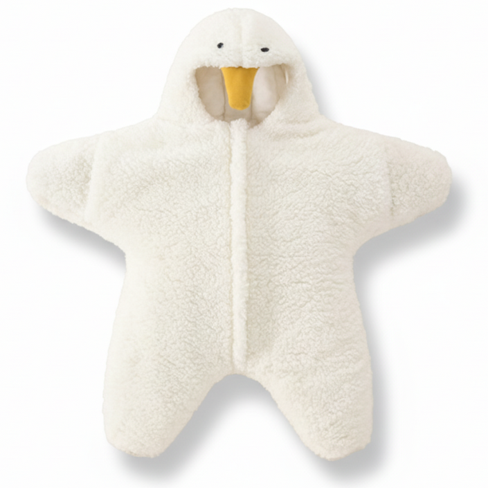 오리 아기우주복 신생아겨울우주복 돌아기우주복