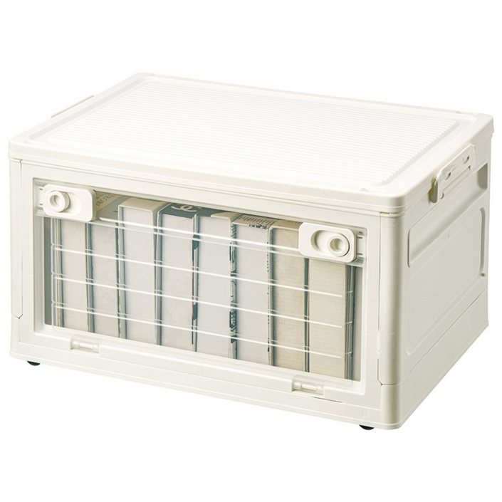 소하임 폴딩 오픈형 리빙박스, 1개, 화이트