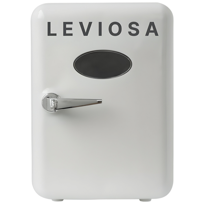 레비오사 멀티 미니 냉장고 4L LEMR-400RF 화이트 레트로 감성 다용도 가정용 화장품 냉장고, LEMR-400RF